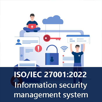 ISO/IEC 27001:2022. Information security management system course image