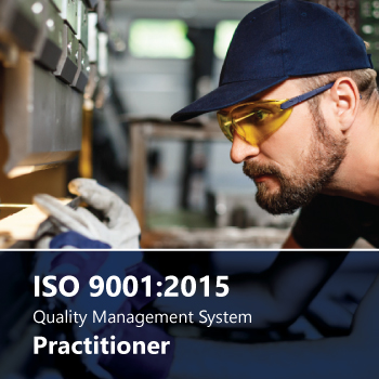ISO 9001:2015. Quality management system practitioner image