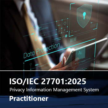 ISO/IEC 27701:2025. Privacy Information Management System (PIMS) Practitioner certification image